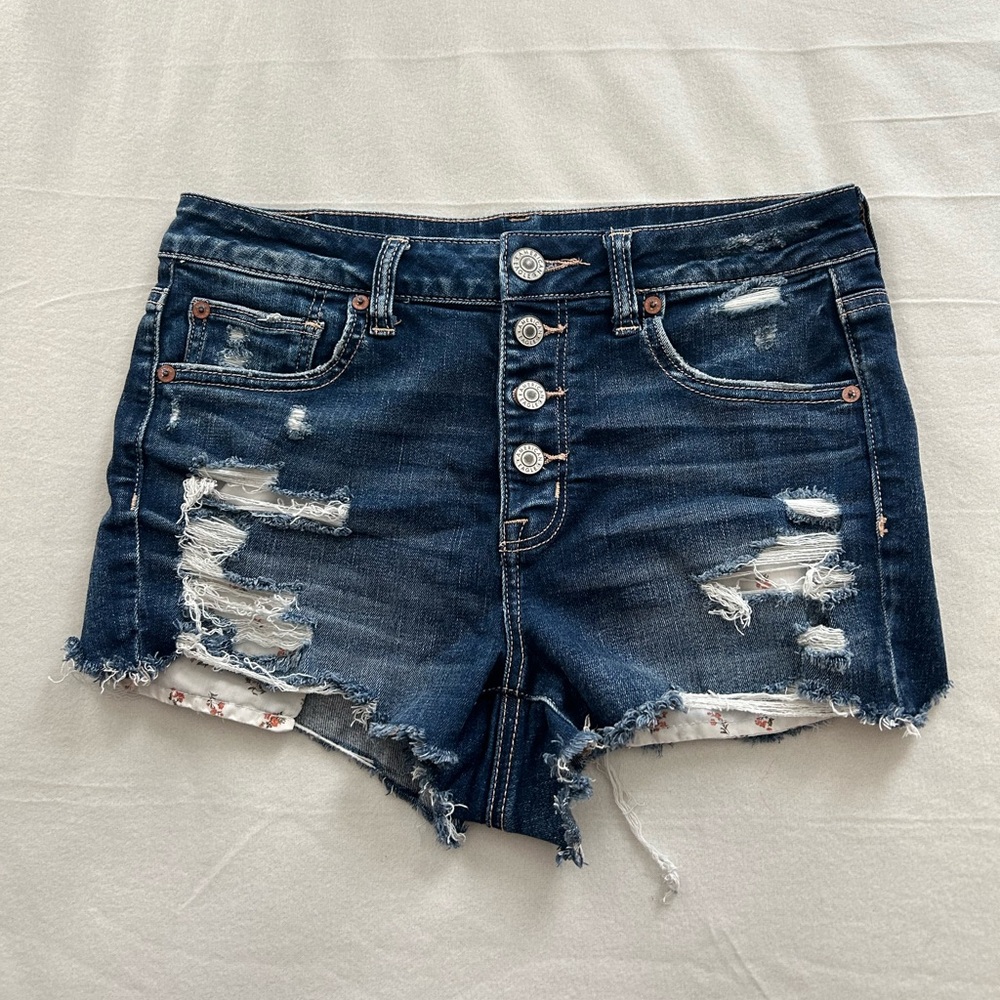 American Eagle Denim Shorts Size 8